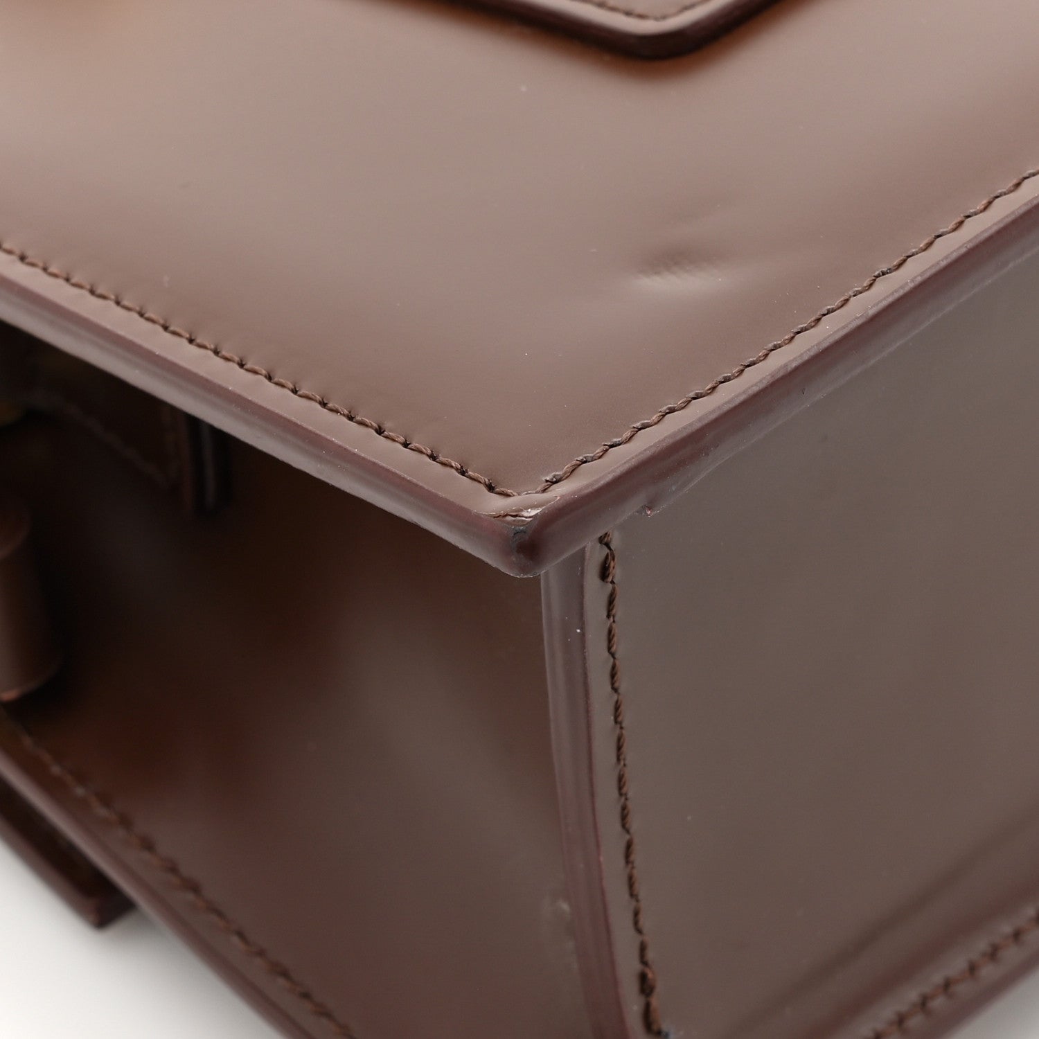 Jacquemus Smooth Calfskin Le Grand Bambino Dark Brown 15 of 16