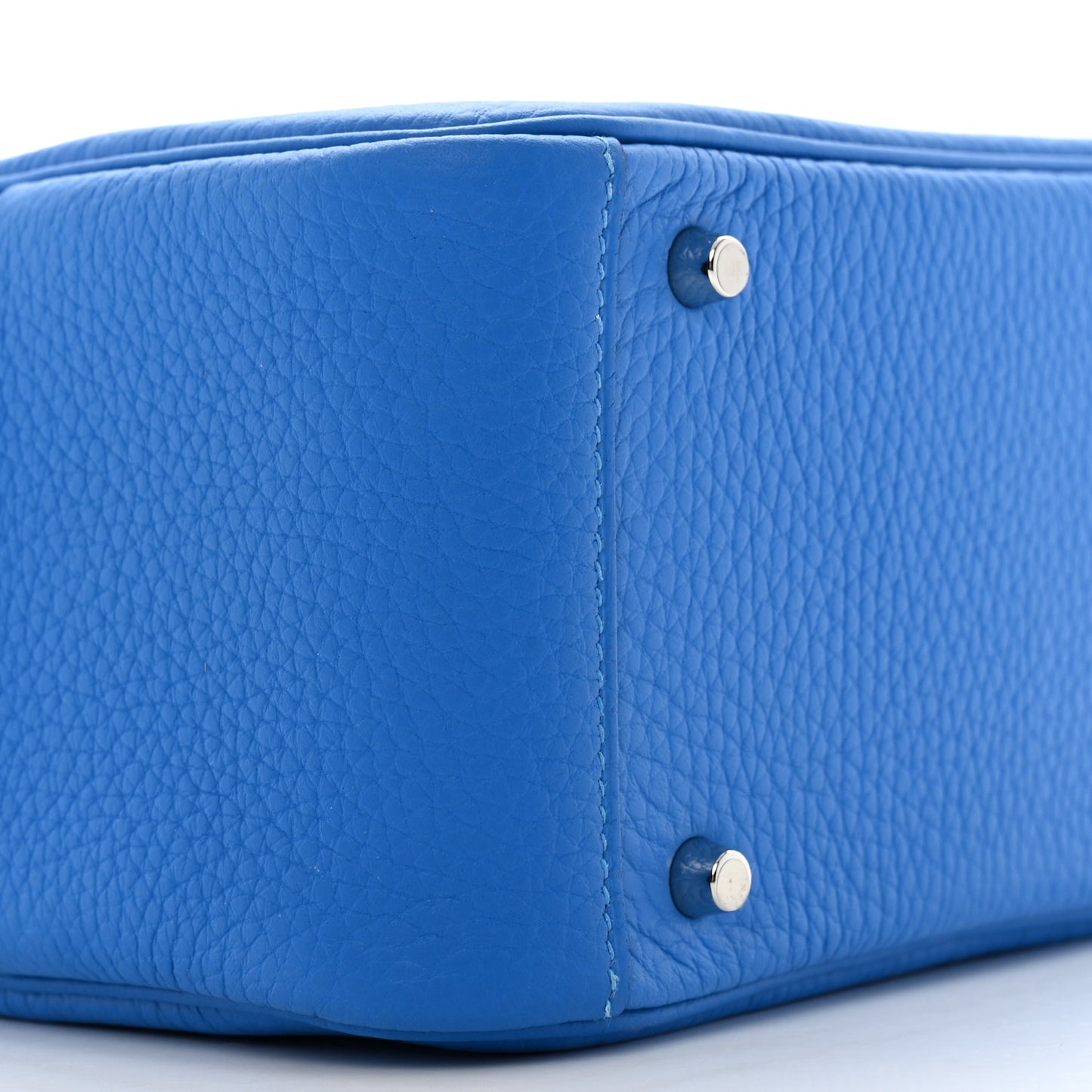 Taurillon Clemence Mini Lindy 20 Bleu Hydra