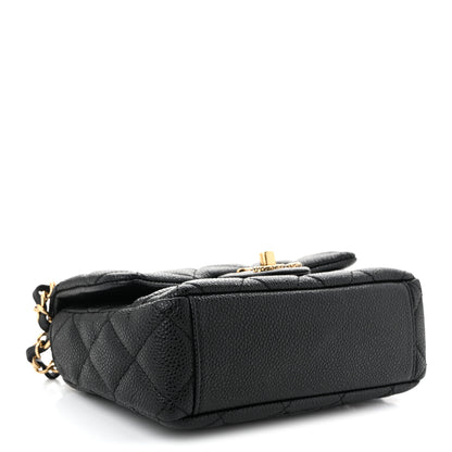 Chanel Grained Lambskin Quilted Mini Flap Black 4 of 11