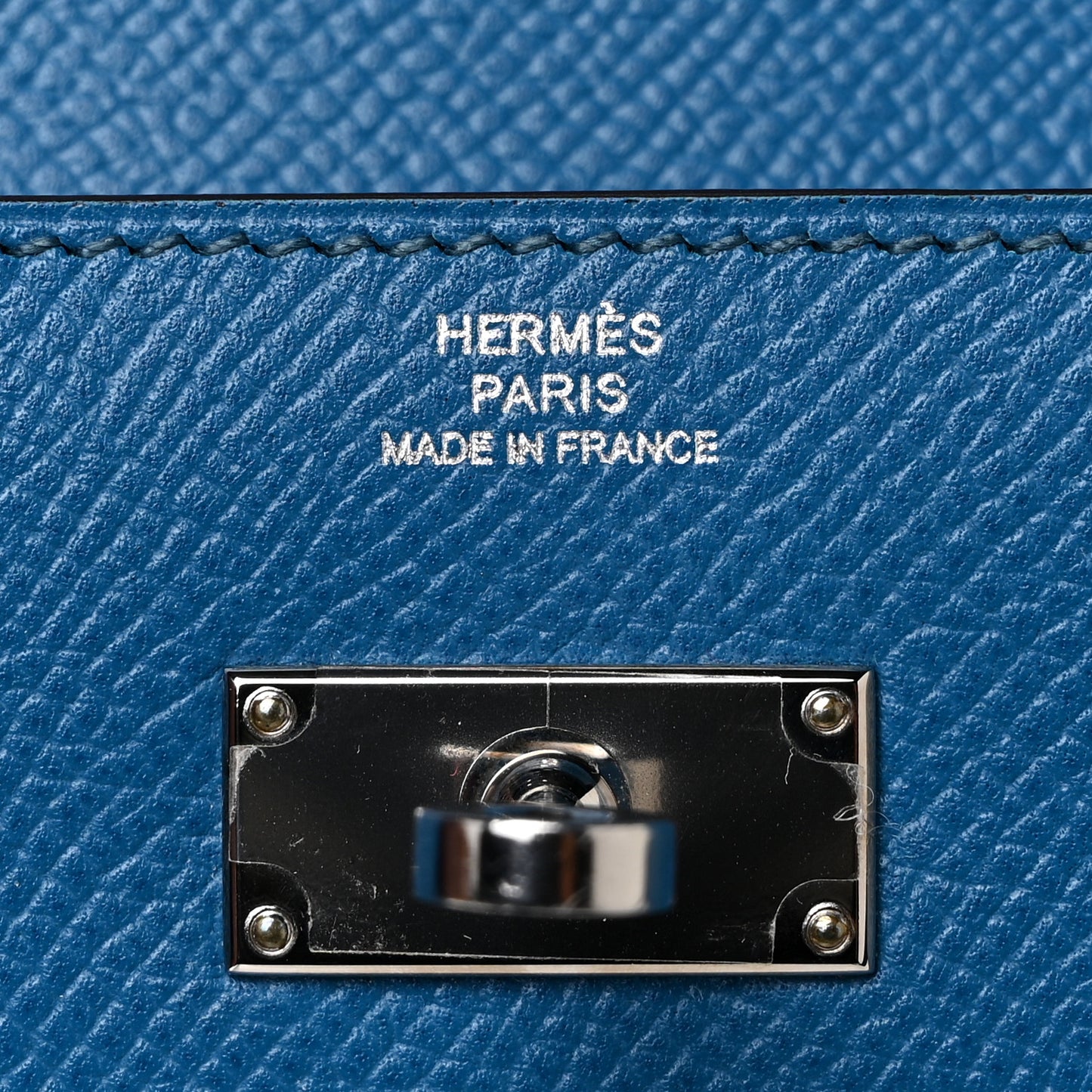 Epsom Kelly Longue Wallet Bleu Izmir
