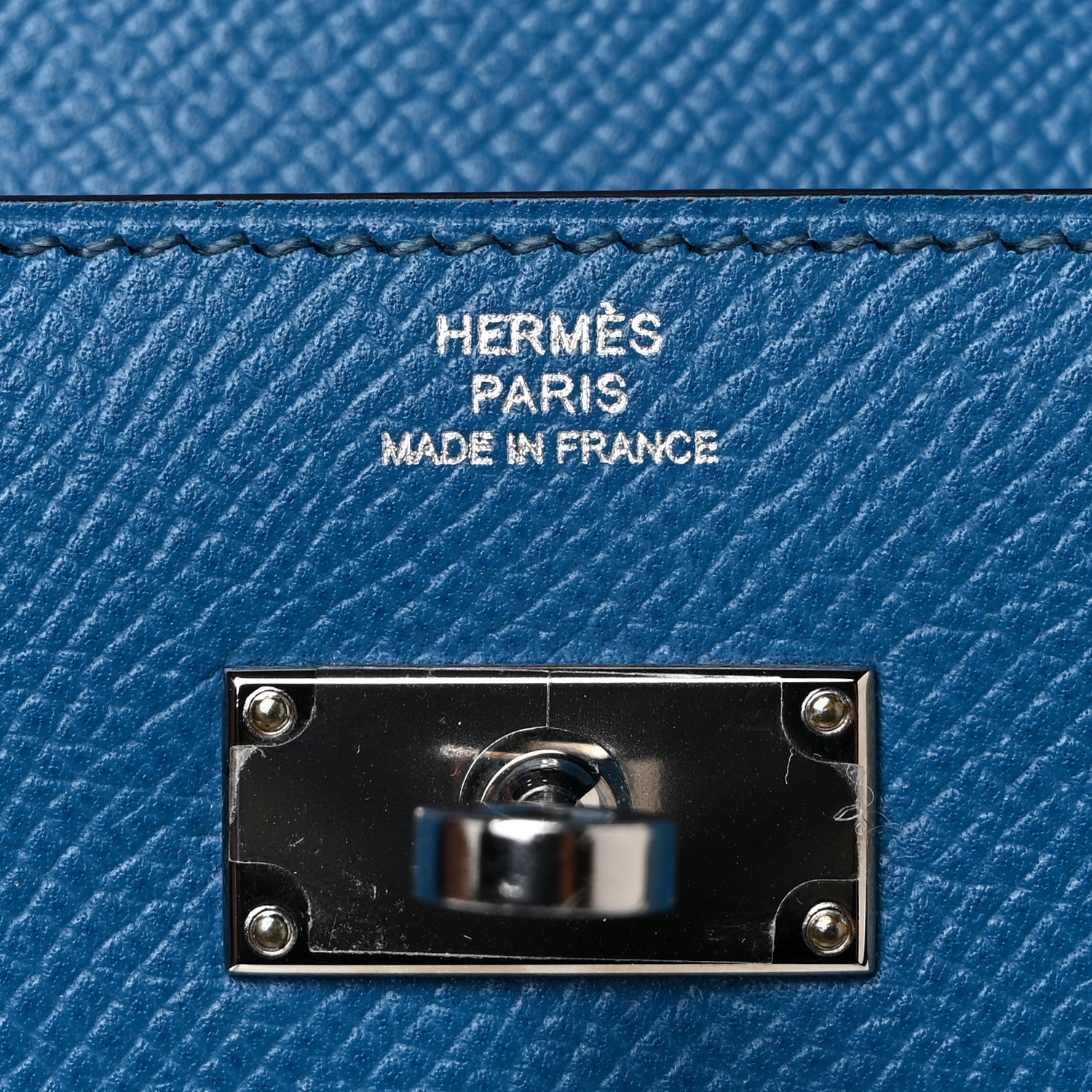 Hermes Epsom Kelly Longue Wallet Bleu Izmir 6 of 9