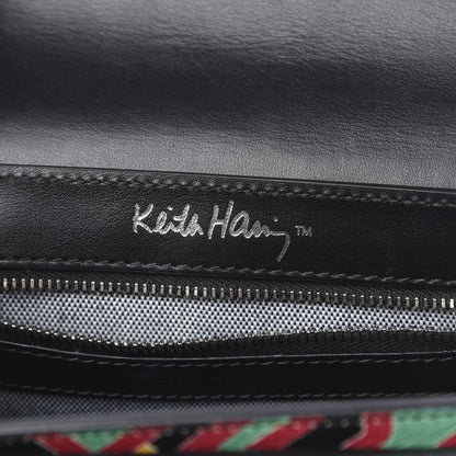 Proenza Schouler Calfskin Keith Haring Print Mini PS11 Classic Shoulder Bag Black Multicolor 7 of 11