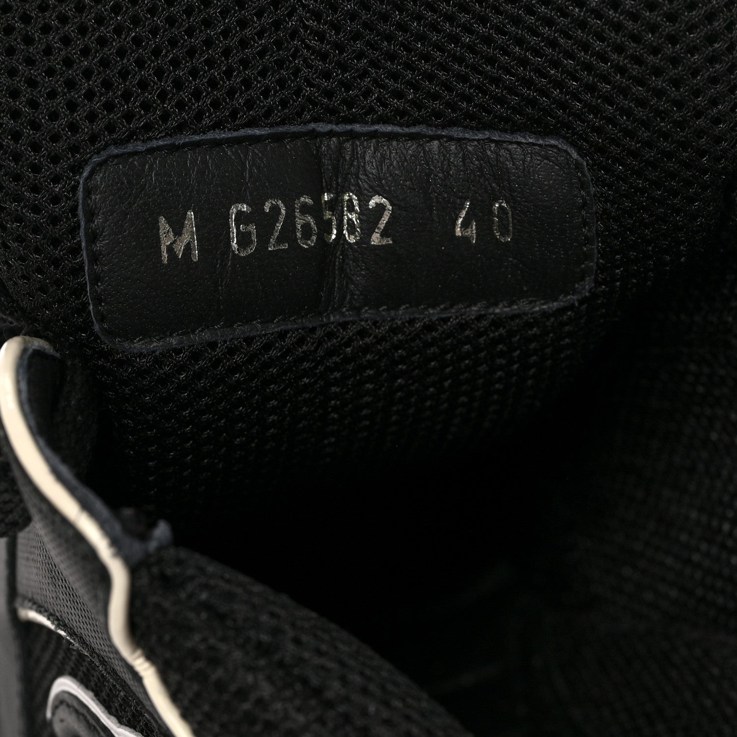Chanel Toile Suede Calfskin CC Sneakers 40 Black White 8 of 8