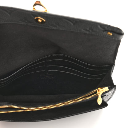 Louis Vuitton Empreinte Vavin Chain Wallet Black 5 of 9