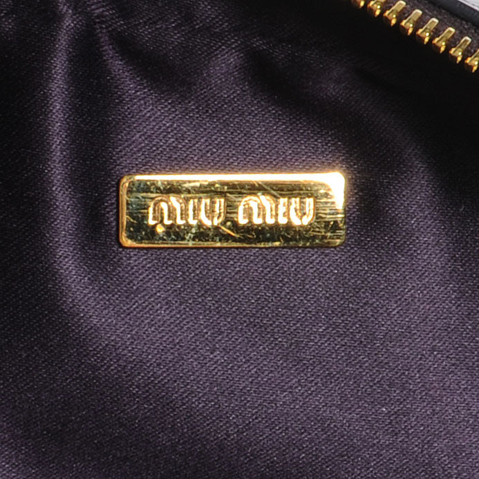 Crocodile Embossed Saint Cocco Lux Pochette Malva