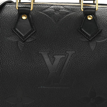 Louis Vuitton Empreinte Monogram Giant Wild At Heart Speedy Bandouliere 25 Black 7 of 10
