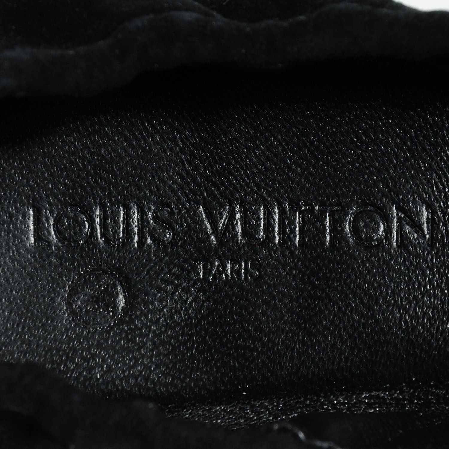 Louis Vuitton Suede Amulet Flat Ballerina Black 36 8 of 8