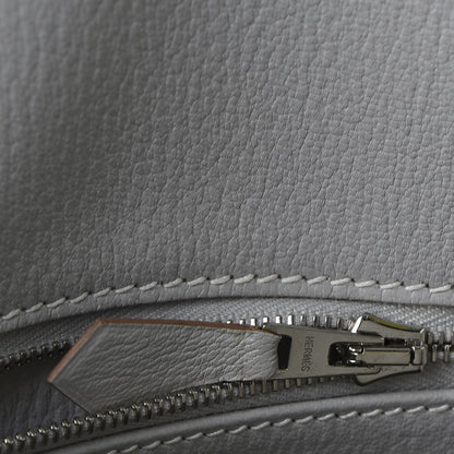 Hermes Epsom Candy Birkin 30 Lime Gris Perle 20 of 34