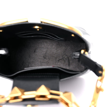 Valentino Garavani Nappa Stud Sign Bucket Bag Black 5 of 13