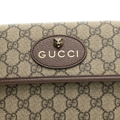 Gucci GG Supreme Monogram Neo Vintage Web Belt Bag Brown 9 of 11