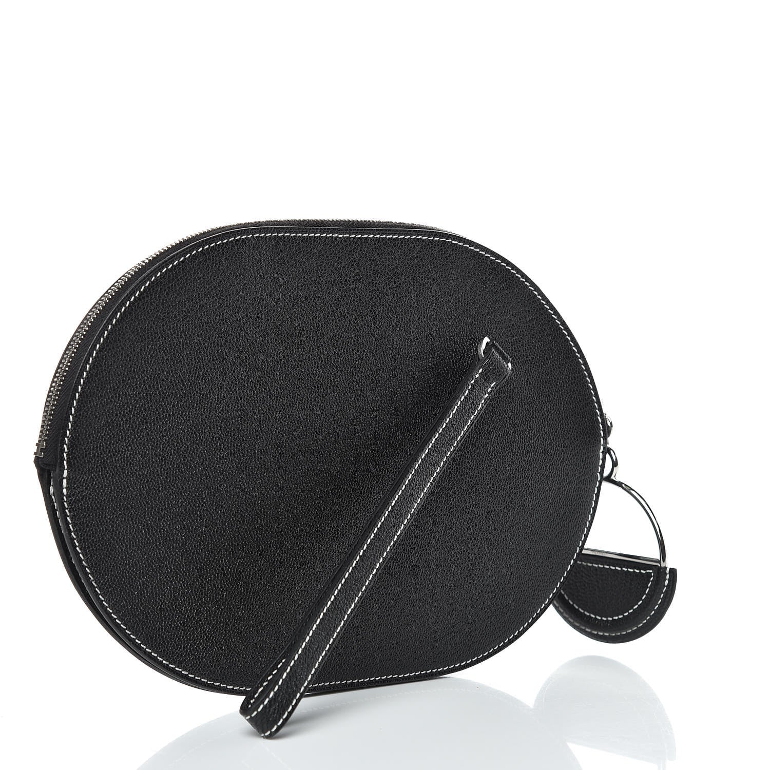 Hermes Chevre Mysore In-The-Loop-To-Go Pochette Black 3 of 8