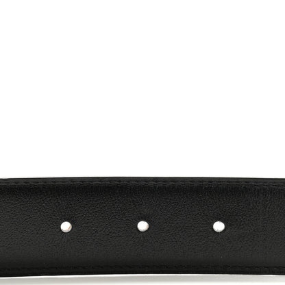 Hermes Box Togo 32mm H Belt 80/32 Black Gold 4 of 7