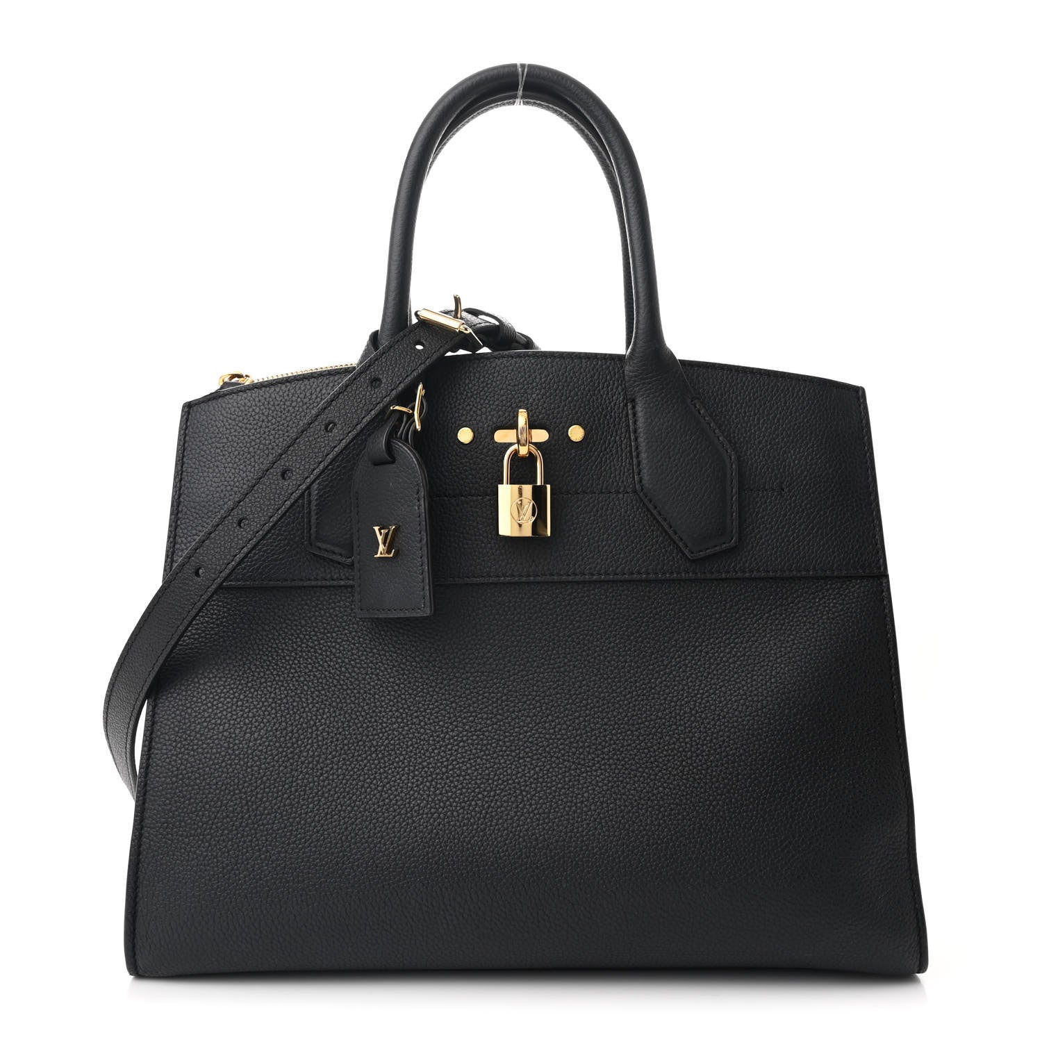 Louis Vuitton Taurillon City Steamer MM Black 1 of 11