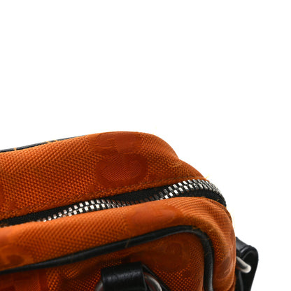 Gucci Econyl Nylon Monogram Off The Grid Shoulder Bag Carrot Orange Black 13 of 14