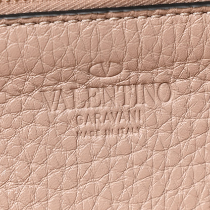Valentino Garavani Pebbled Calfskin Mini Rockstud Tote Poudre 6 of 9