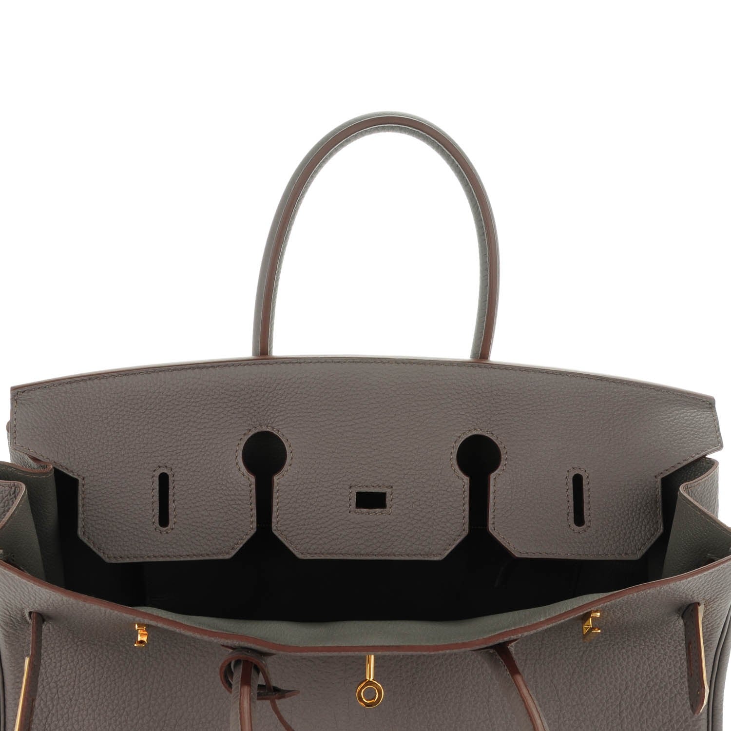 Hermes Togo Birkin 35 Etain 16 of 22