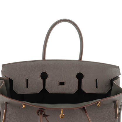 Hermes Togo Birkin 35 Etain 16 of 22