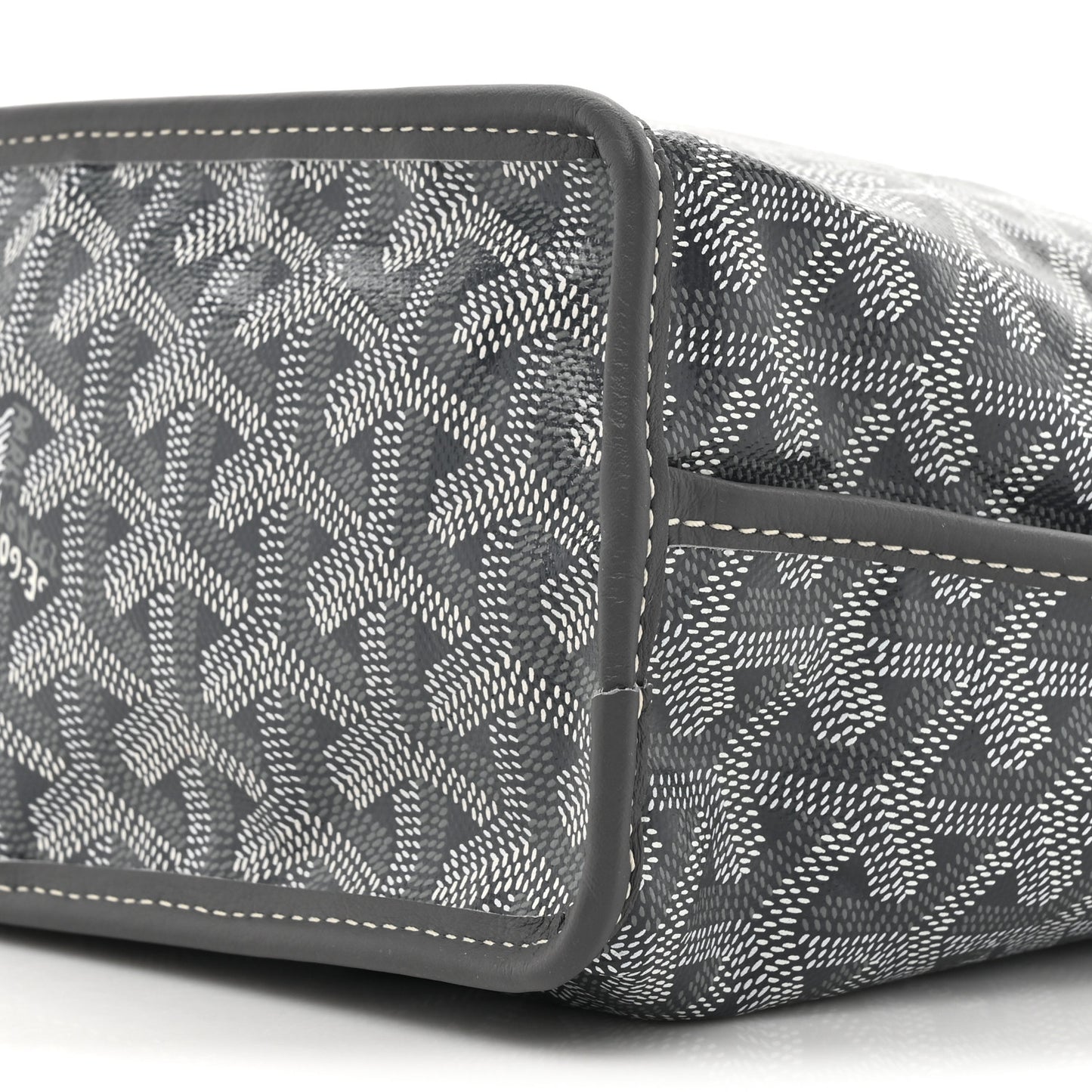 Goyardine Reversible Mini Anjou Grey