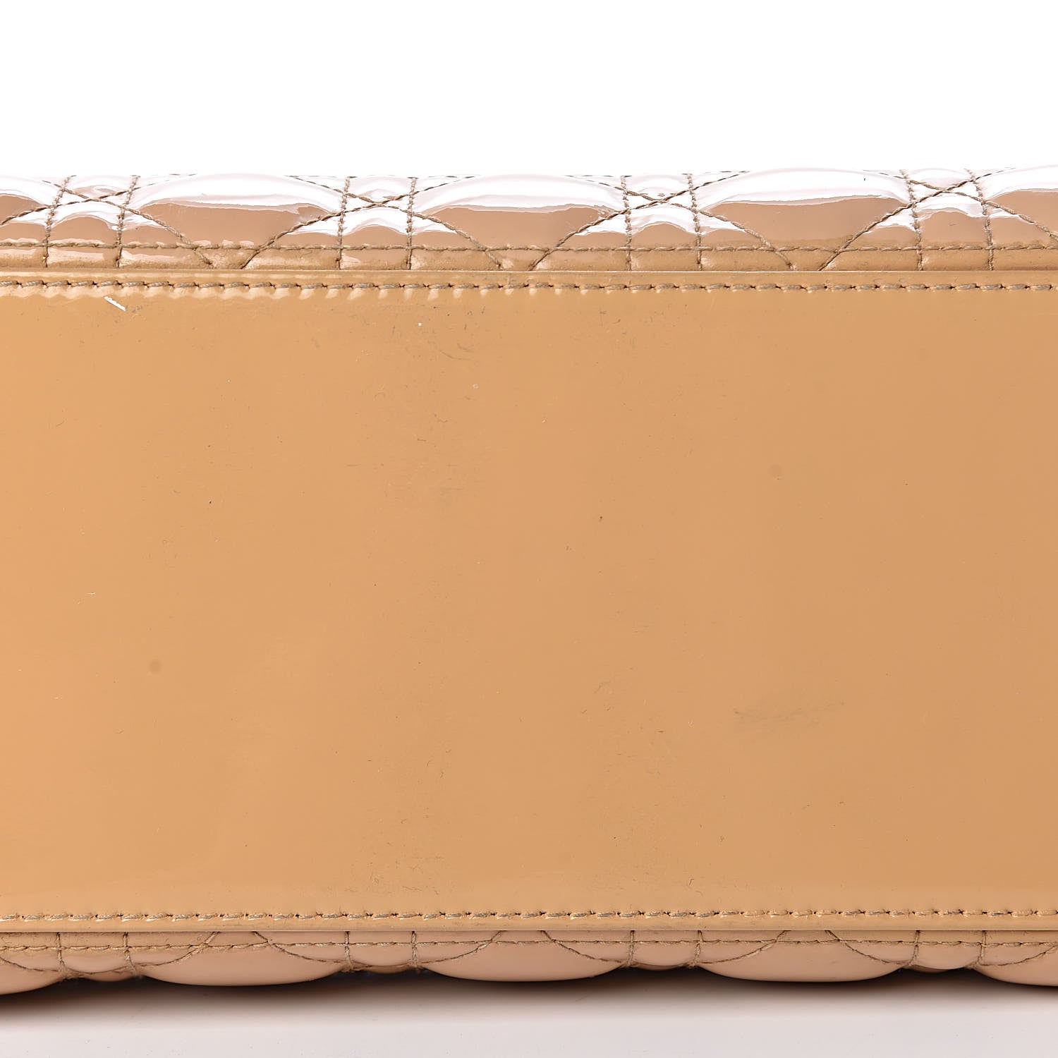 Christian Dior Patent Cannage Medium Lady Dior Beige 13 of 22