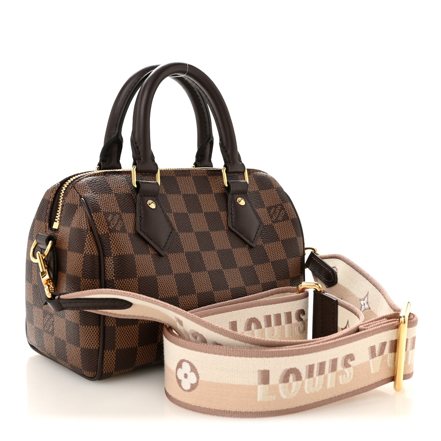 Louis Vuitton Damier Ebene Speedy Bandouliere 20 2 of 9