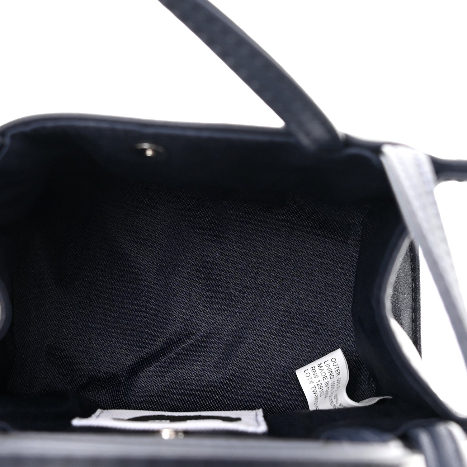 Telfar Vegan Leather Small Shopping Bag Navy 5 of 11