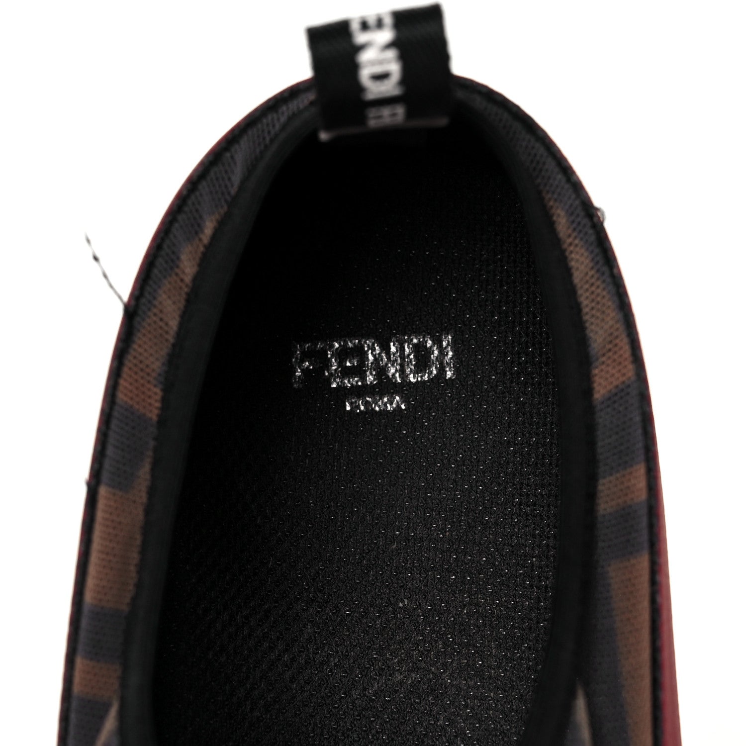 Fendi Technical Mesh FF Sneakers 38 Tobacco Red 7 of 8