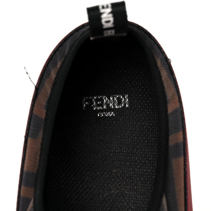 Fendi Technical Mesh FF Sneakers 38 Tobacco Red 7 of 8