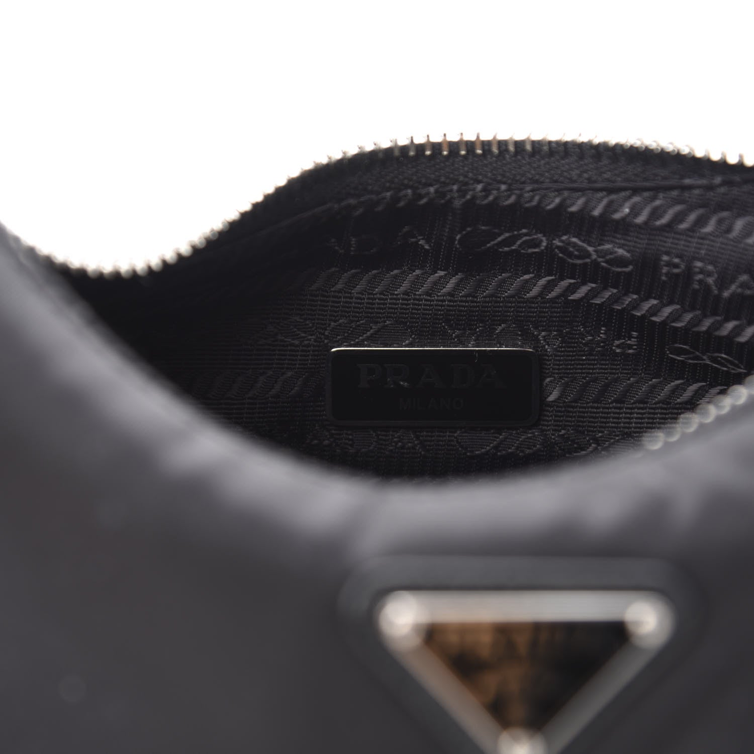 Prada Nylon Re-Edition 2005 Shoulder Bag Black 7 of 10