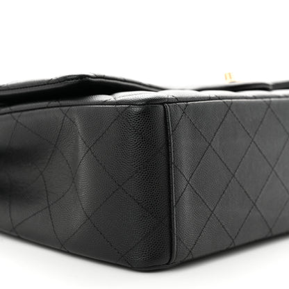 Chanel Caviar Quilted Maxi Double Flap Black 9 of 11