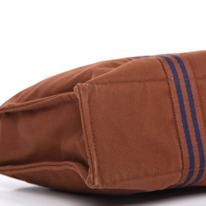 Hermes Canvas Fourre Tout MM Brown 6 of 9
