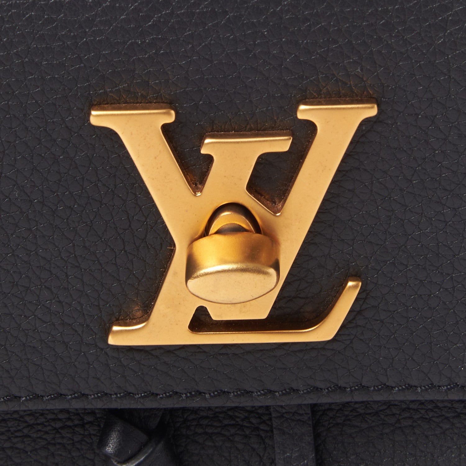 Louis Vuitton Calfskin Lockme Mini Backpack Black 8 of 9
