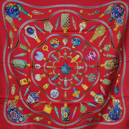Hermes Silk Qu' Importe Le Flacon Scarf 90 1 of 8