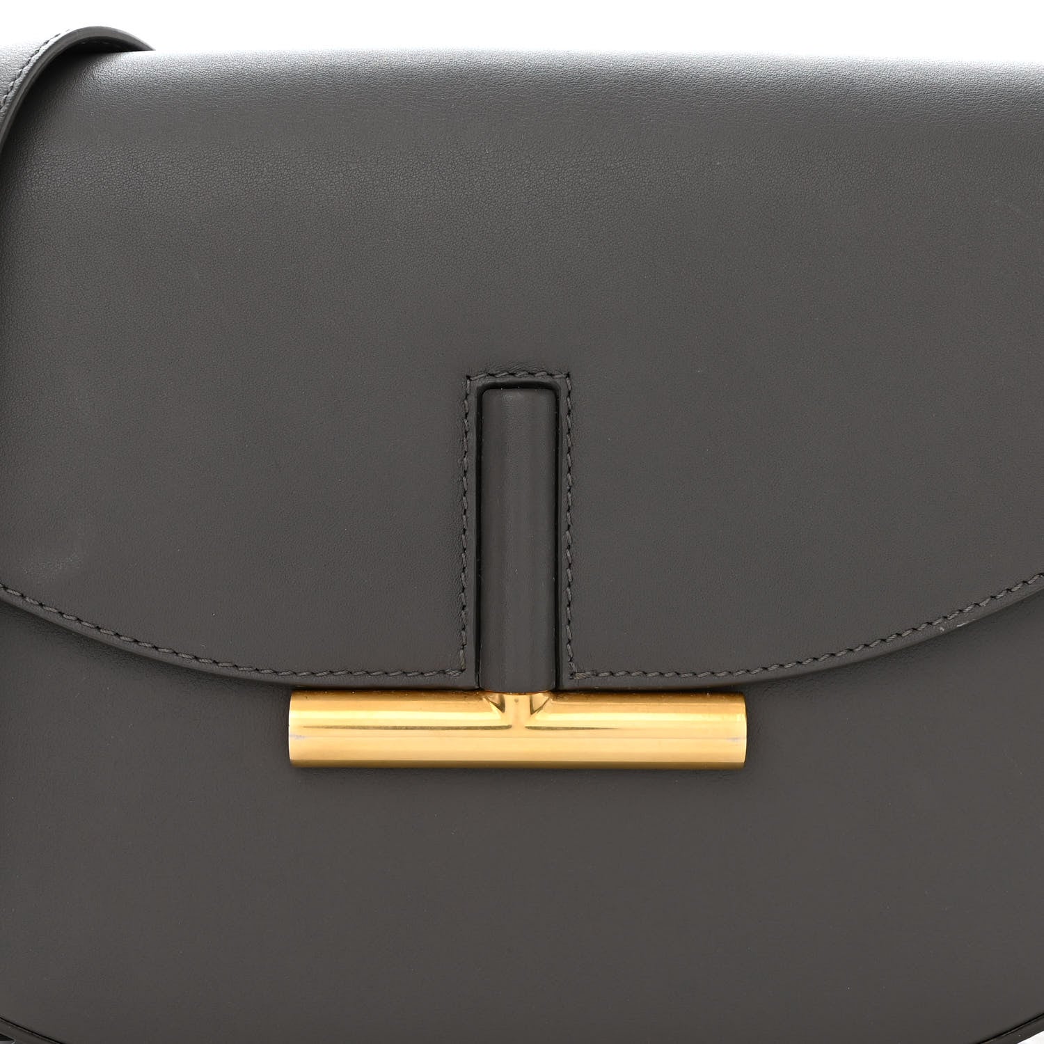 Tom Ford Calfskin Sasha Shoulder Bag Dark Grey 8 of 12