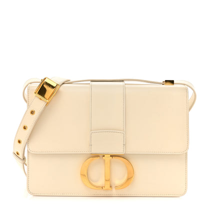 Christian Dior Box Calfskin 30 Montaigne Flap Bag Ivory 1 of 15