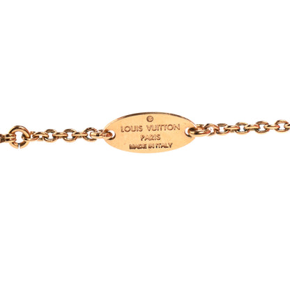 Louis Vuitton Essential V Necklace Gold 3 of 5