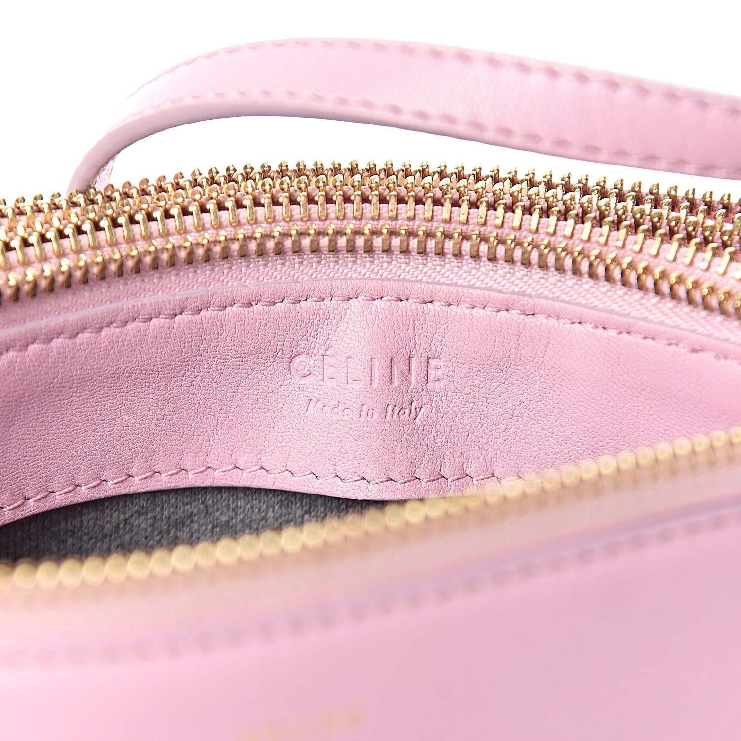 Celine Lambskin Small Trio Crossbody Bag Antique Rose 8 of 19
