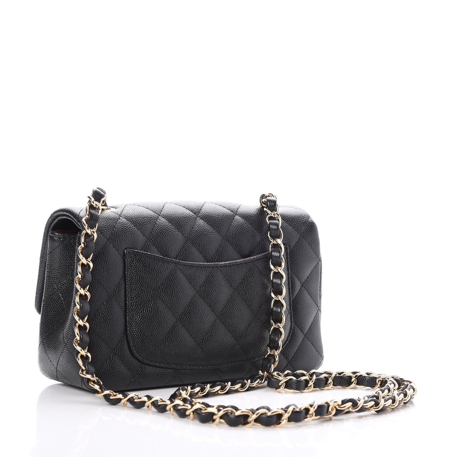 Chanel Caviar Quilted Mini Rectangular Flap Black 3 of 7