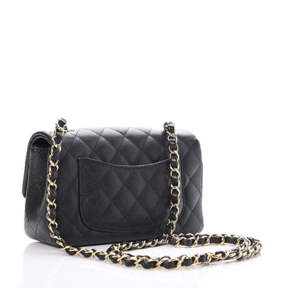 Chanel Caviar Quilted Mini Rectangular Flap Black 3 of 7