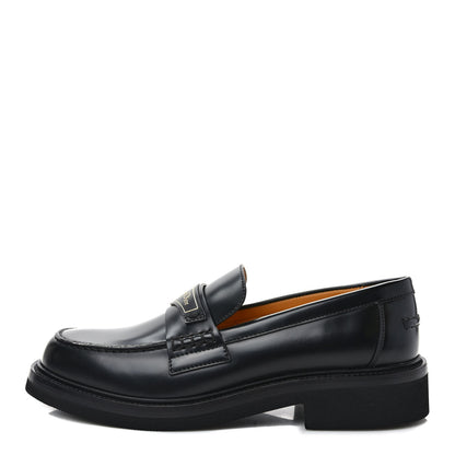 Christian Dior Brushed Calfskin Boy Loafers 38.5 Black 1 of 9