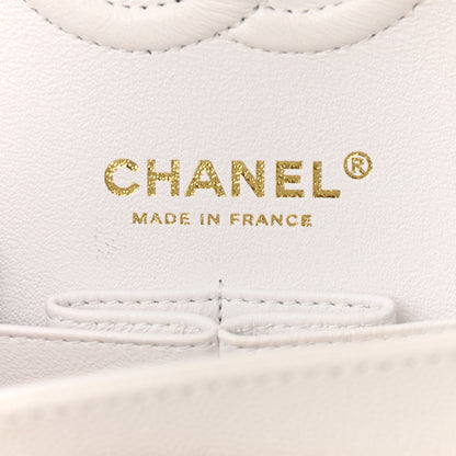 Chanel Caviar Quilted Small Double Flap White 6 of 11