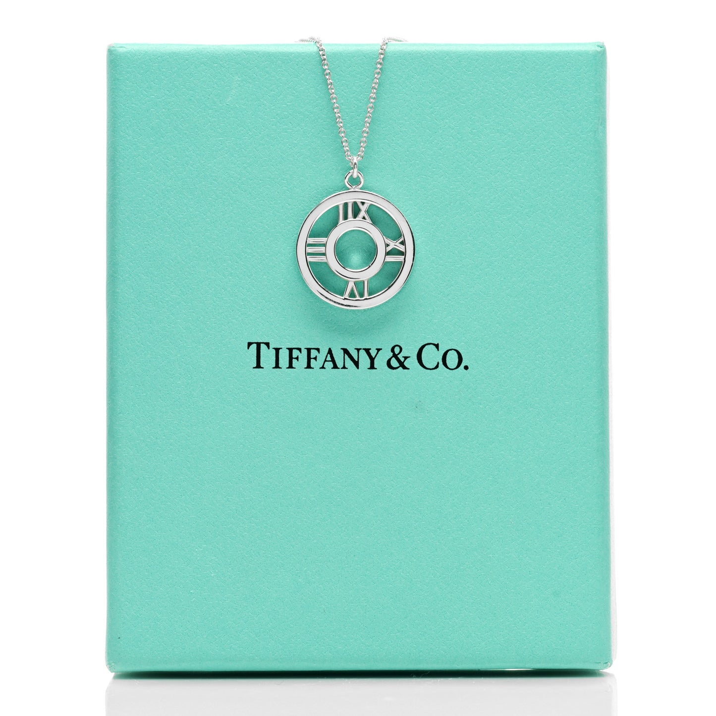 Sterling Silver Medium Atlas Open Pendant Necklace