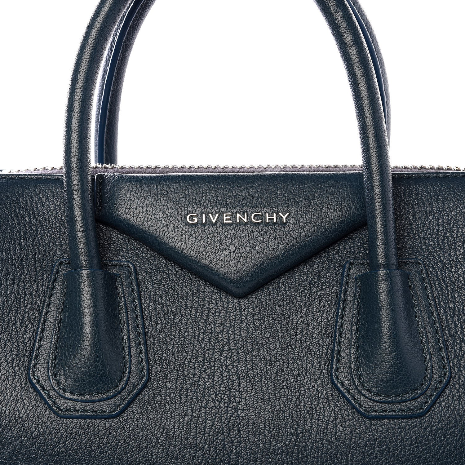 Givenchy Sugar Goatskin Small Antigona Prussian Blue 9 of 10