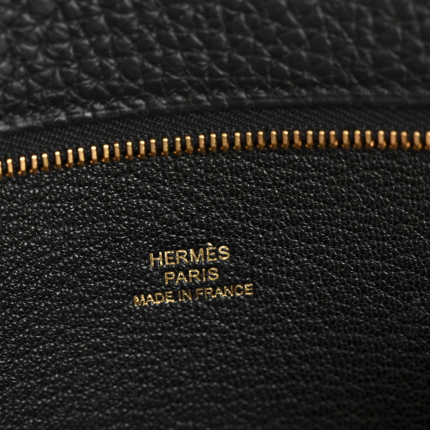 Hermes Togo Backpocket Pouch 25 Black 6 of 9