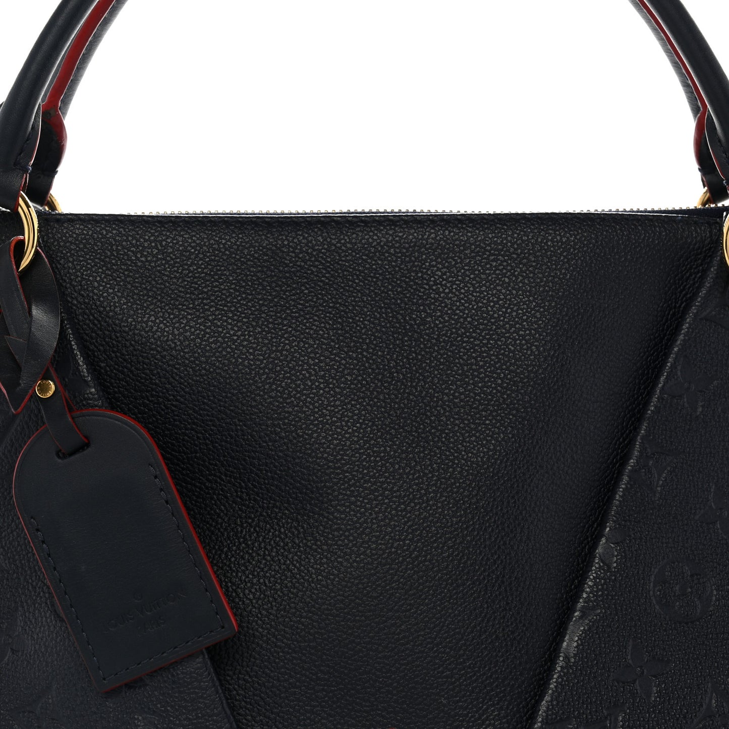 Empreinte V Tote MM Marine Rouge