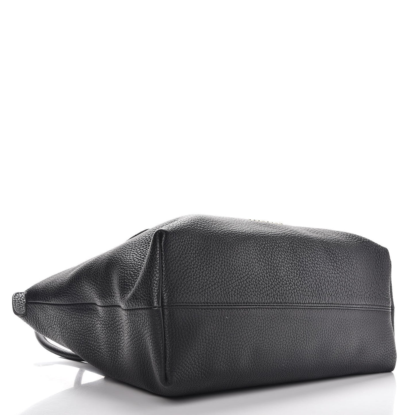 London Grainy Calfskin Medium Baynard Tote Black