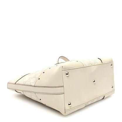 Gucci Guccissima Large Punch Tote Ivory 4 of 10