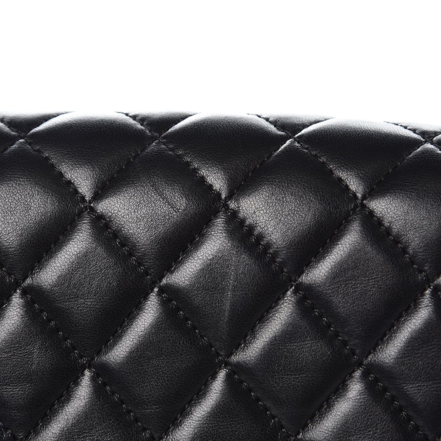 Lambskin Quilted Medium Westminster Pearl Flap Black