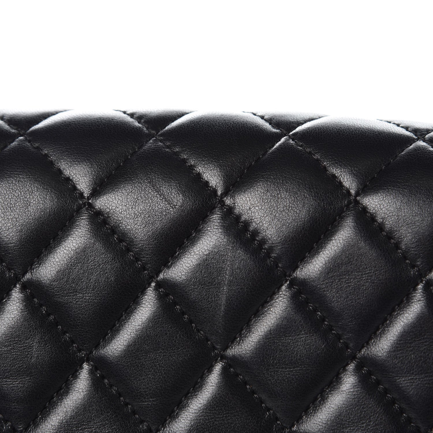 Chanel Lambskin Quilted Medium Westminster Pearl Flap Black 12 of 14