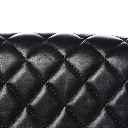 Chanel Lambskin Quilted Medium Westminster Pearl Flap Black 12 of 14