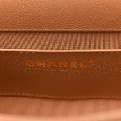 Chanel Caviar Quilted Small Flap Dark Beige 8 of 10
